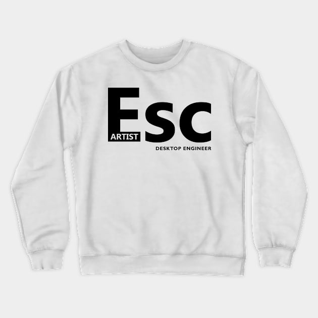 Esc Artist Crewneck Sweatshirt by bluehair